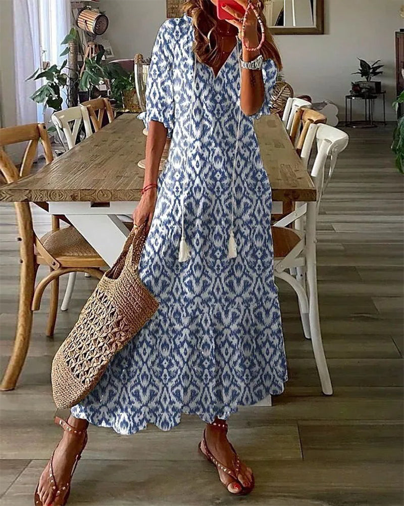 Irelisse | Bohemian maxi-jurk voor dames – zwierige zomerjurk
