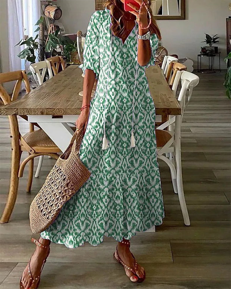 Irelisse | Bohemian maxi-jurk voor dames – zwierige zomerjurk