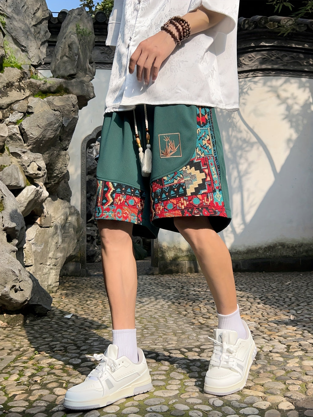 Kaelorn | Retro zomershort voor heren – casual streetwear trendy shorts, relaxed fit