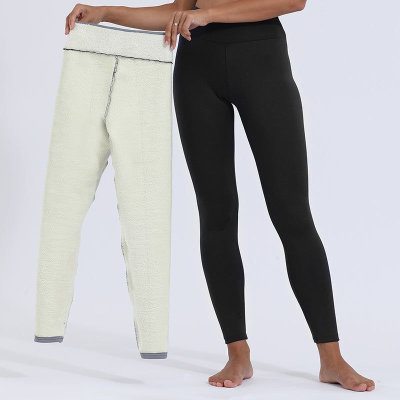 Evaniah | Premium fleecegevoerde dameslegging – Warme thermische winterlegging