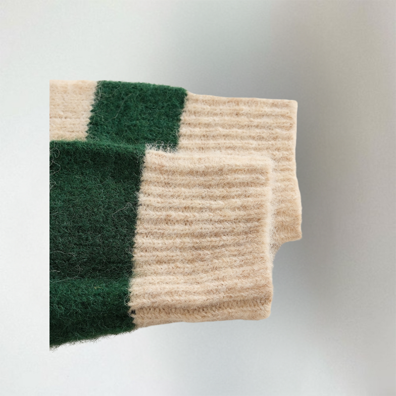 Rieke | Dames Elegante Gestreepte Cardigan – Zacht Gebreid, Lichtgewicht