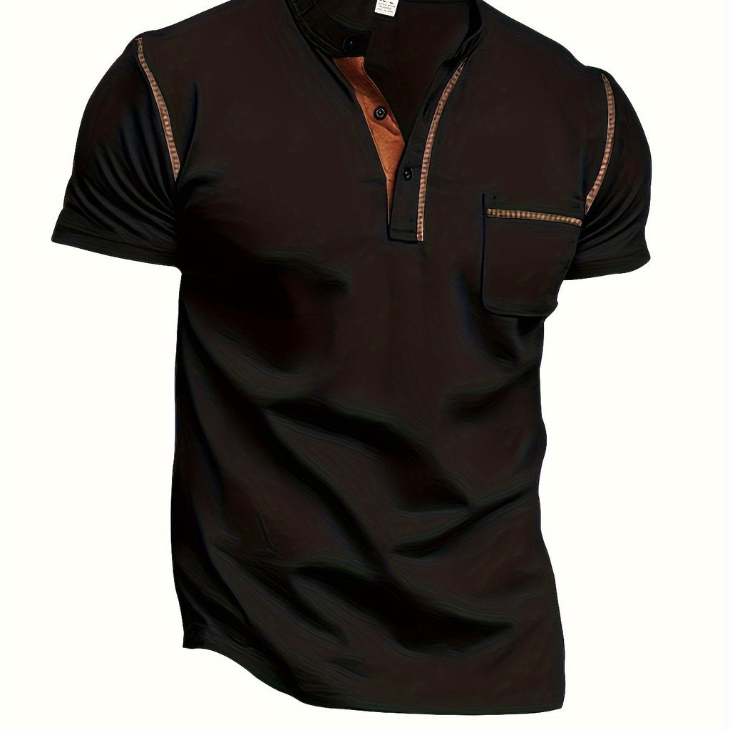 Fabrizio | Herren-T-Shirt mit kurzen Ärmeln – Atmungsaktives Baumwoll-Freizeithemd