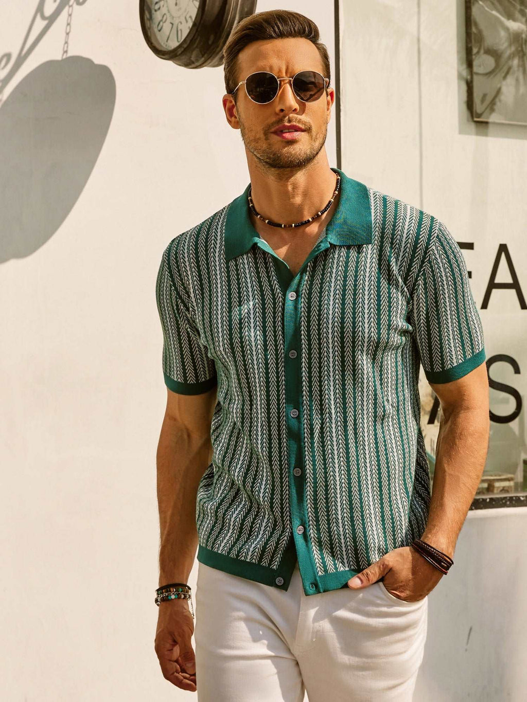 Harris | Retro-Streifenhemd im Vintage-Stil