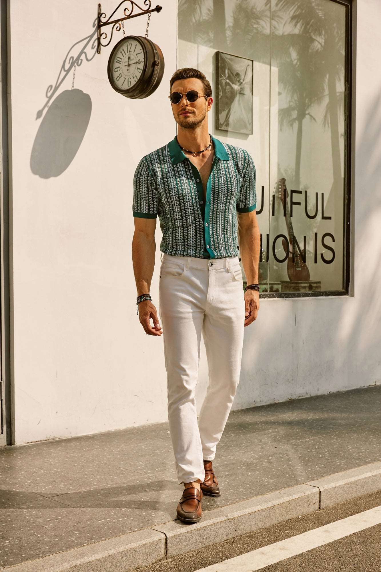 Harris | Retro-Streifenhemd im Vintage-Stil