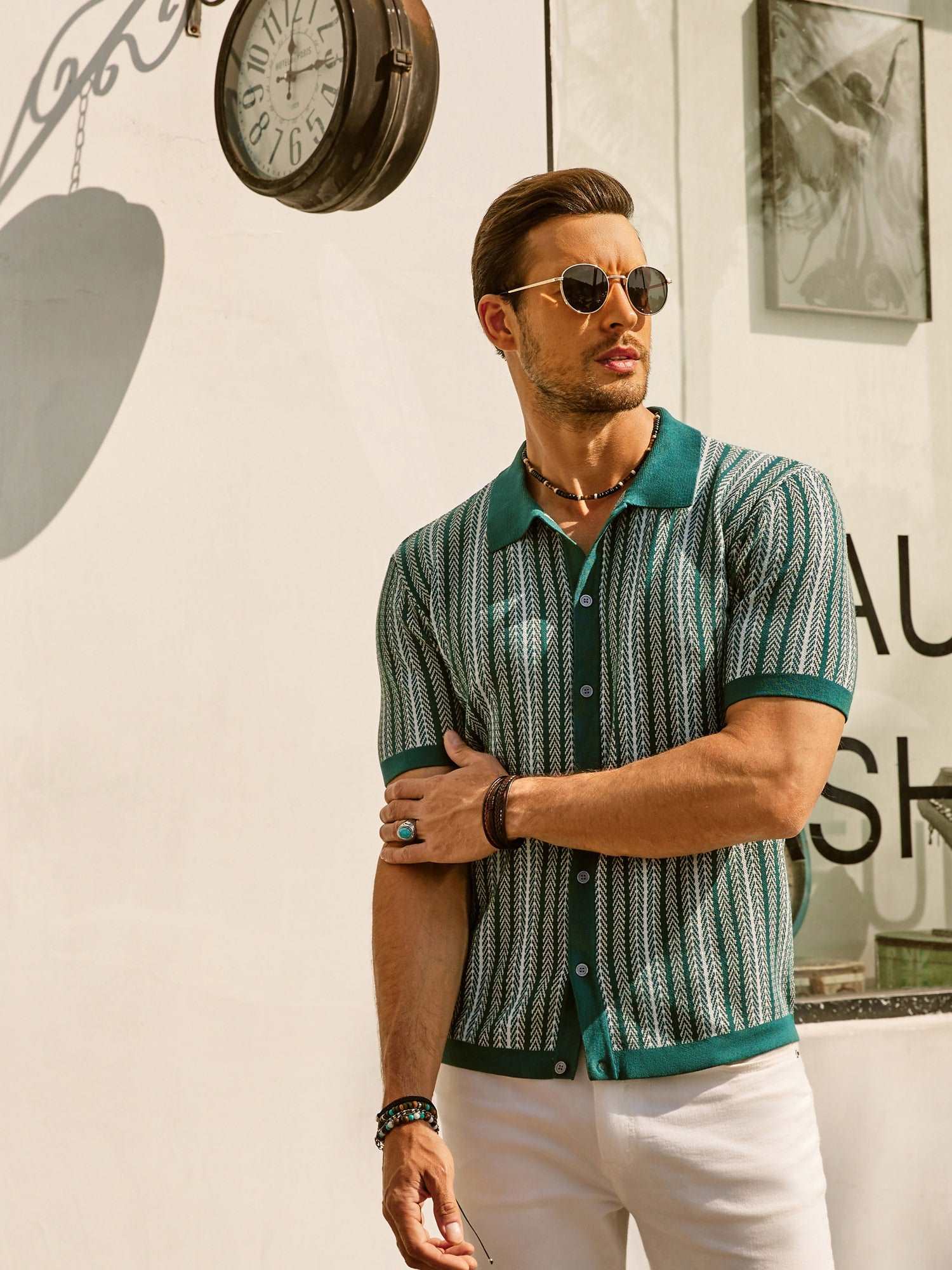 Harris | Retro gestreept vintage overhemd