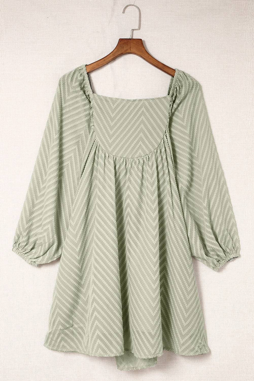 Pryselle | Korte babydoll-jurk voor dames met vierkante halslijn en pofmouwen, casual zomeroutfit