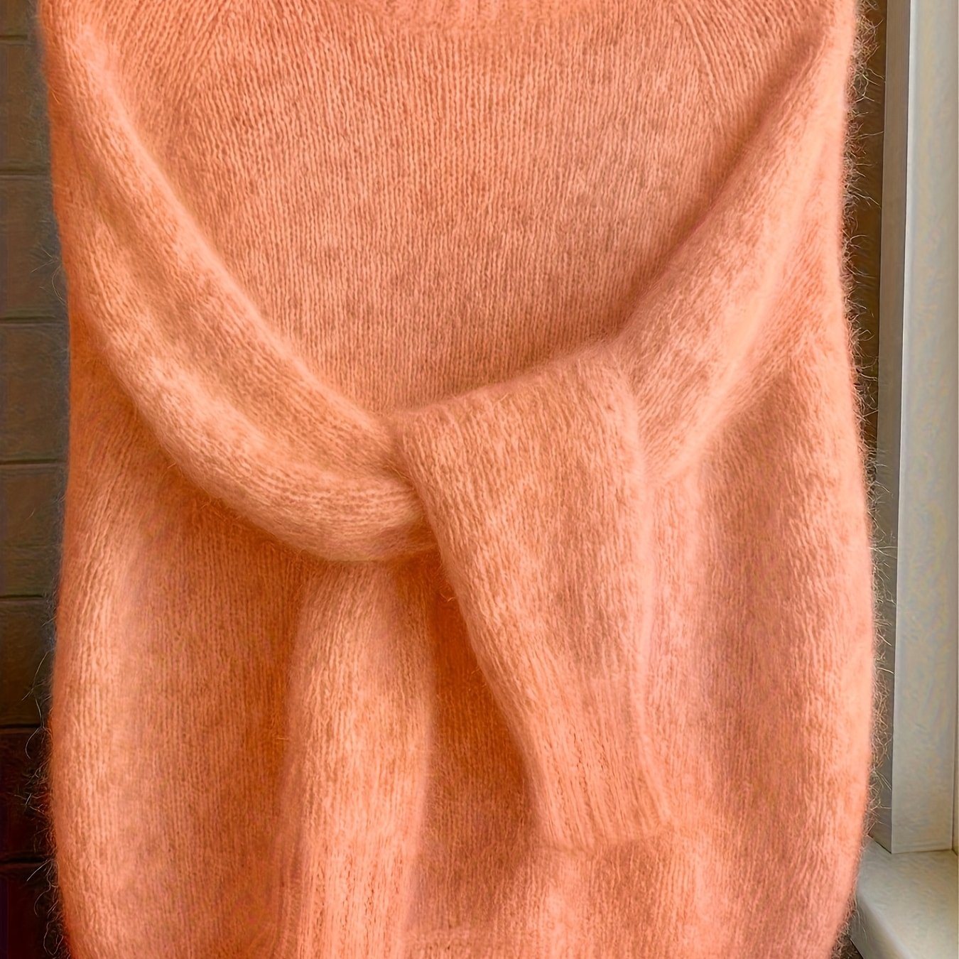 Lorixa | Zachte mohairmix trui voor dames – Comfortabele, stijlvolle raglanmouwen voor de winter