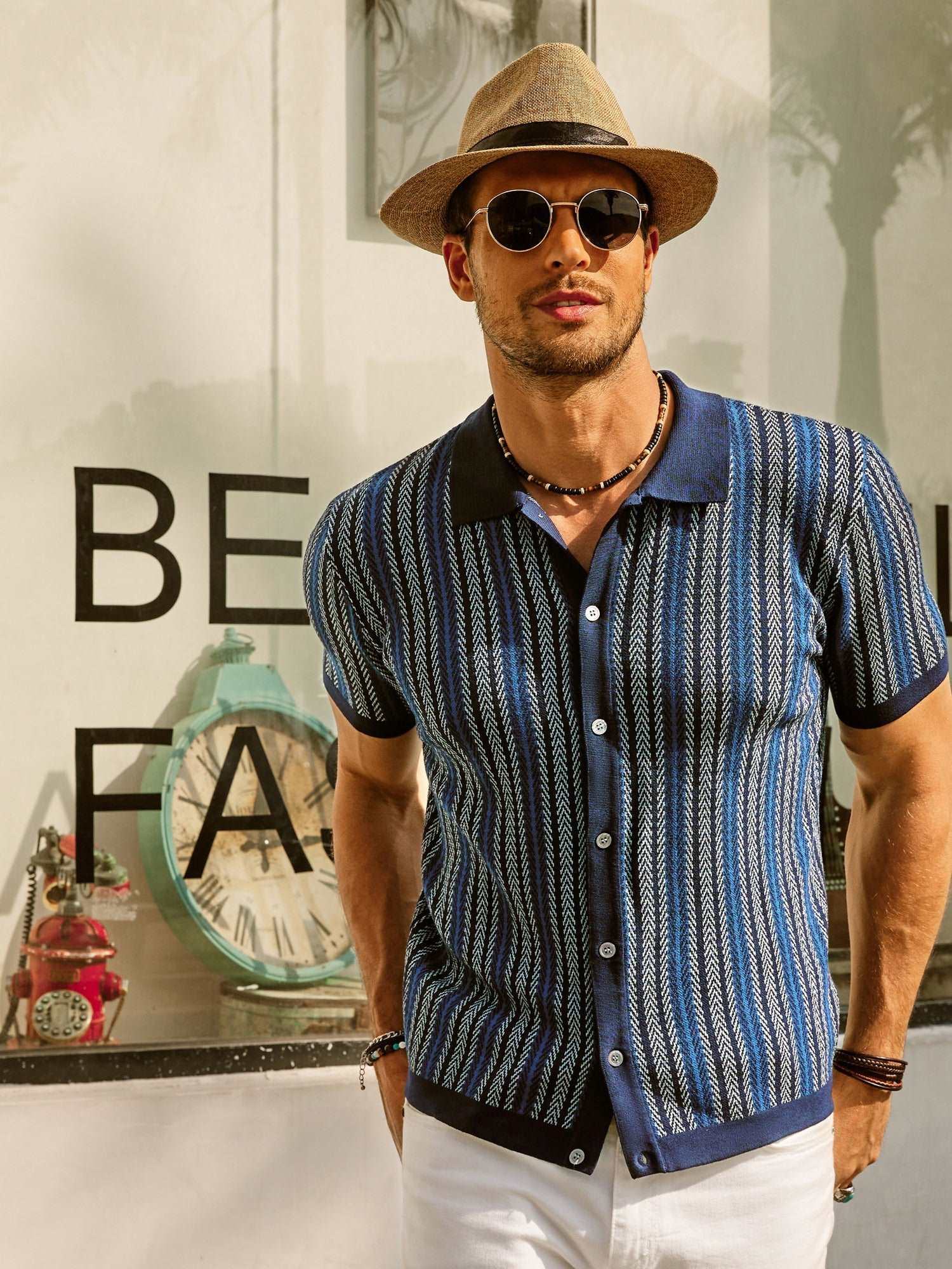 Harris | Retro-Streifenhemd im Vintage-Stil