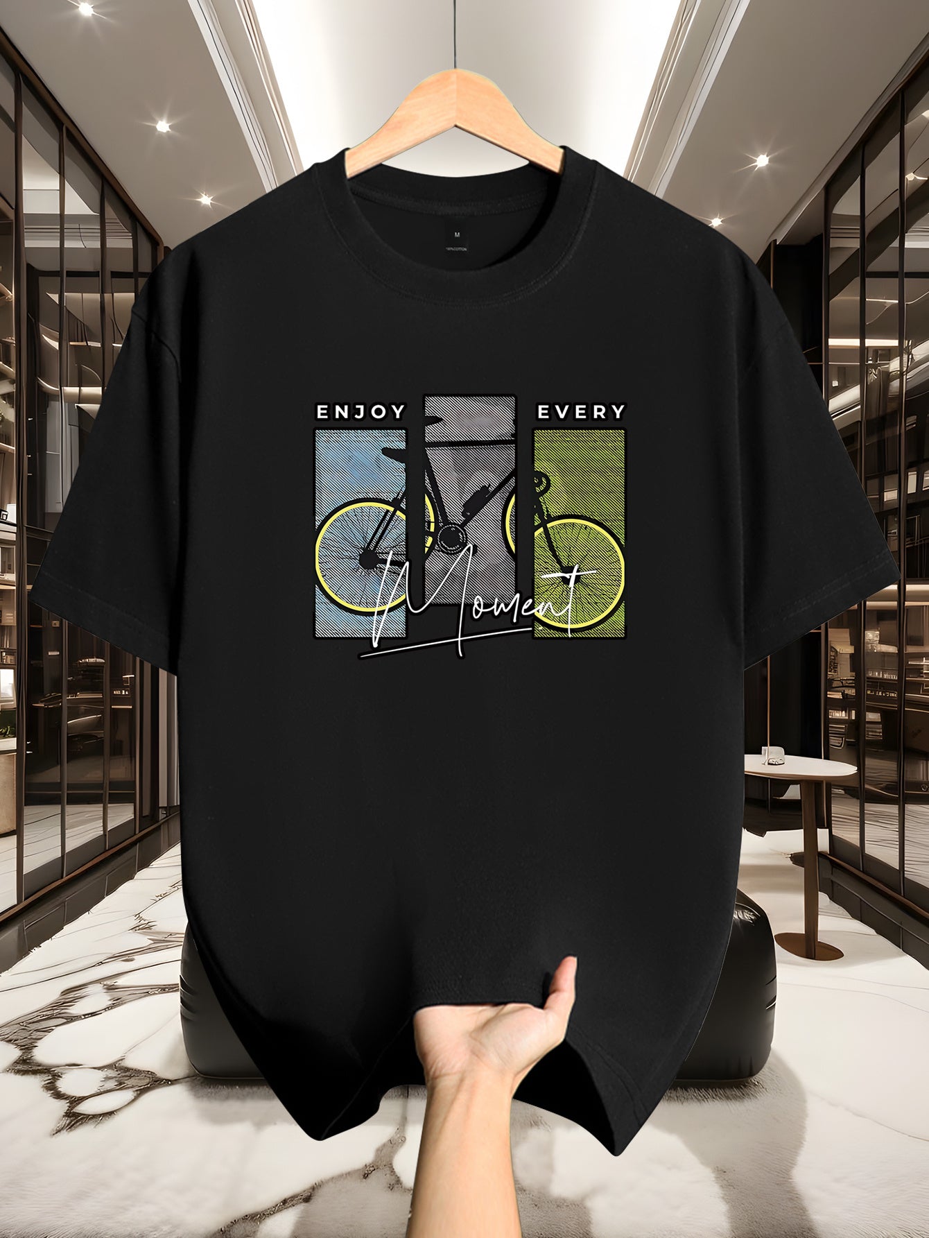Teyron | Heren Zwaar Katoenen T-shirt 200g – Korte Mouwen, Ronde Hals, Regular Fit