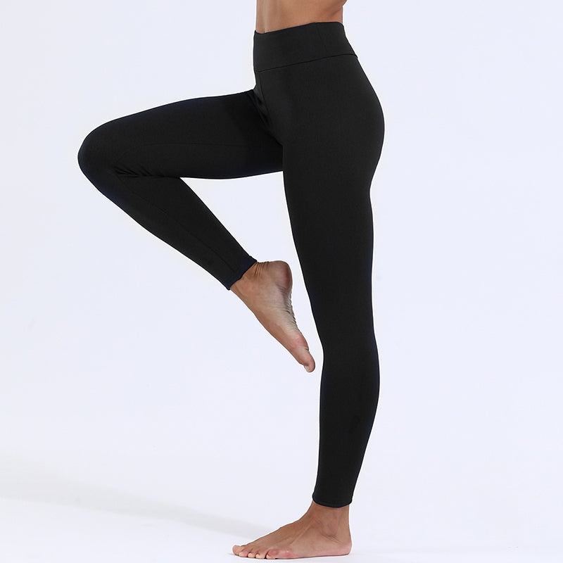 Evaniah | Premium fleecegevoerde dameslegging – Warme thermische winterlegging