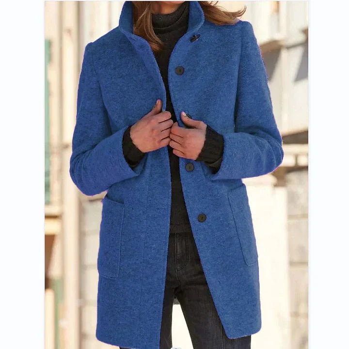 Brisendra | Manteau d'hiver chaud pour femme – Vêtement d'extérieur classique, long et élégant pour les temps froids