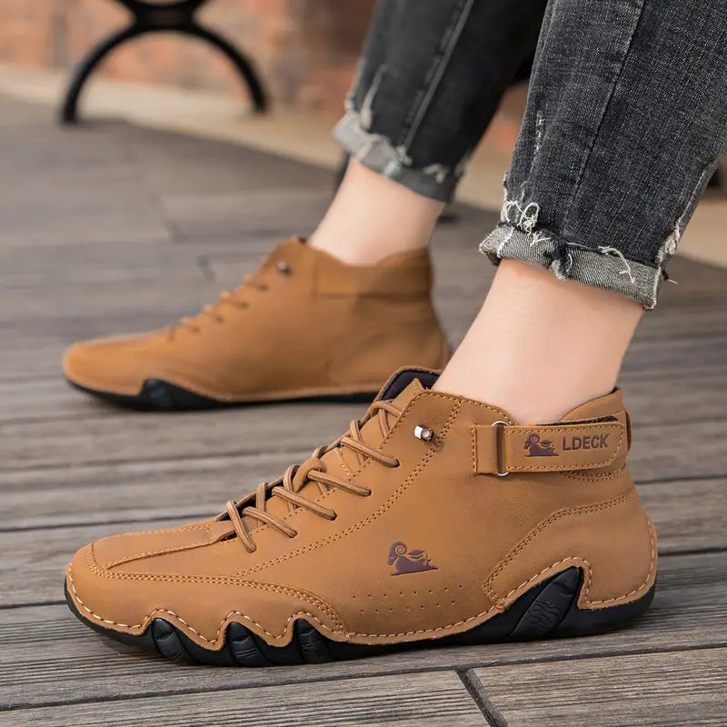 Bootrek | Bottines en daim pour homme – Bottines décontractées et élégantes avec une semelle résistante et antidérapante