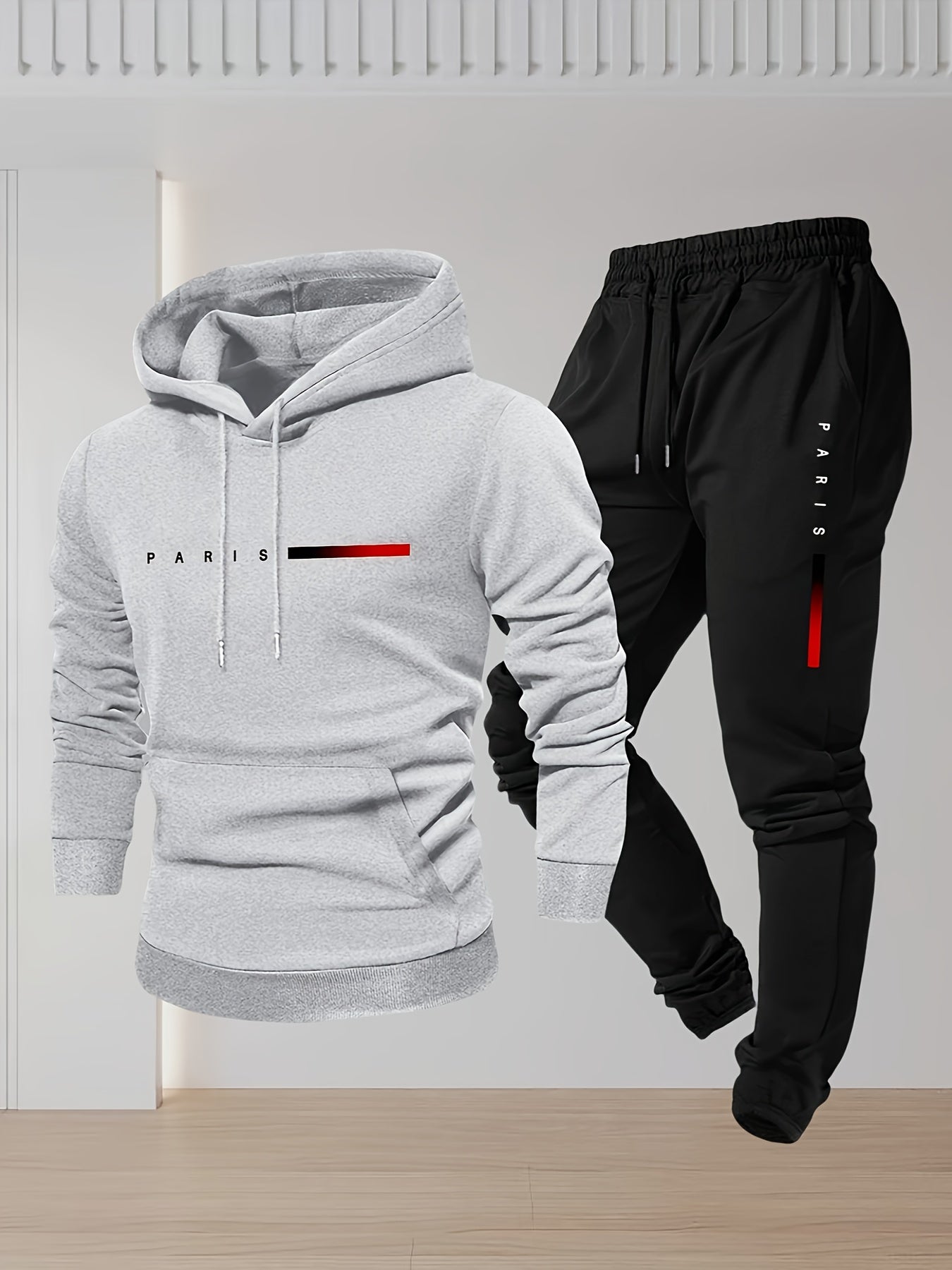 Brice | Herren 2-teiliges Hoodie- und Jogginghosen-Set – Lässige Sportbekleidung, Jogginganzug aus Stretchmaterial