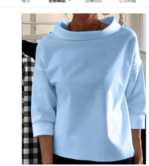 Callira | Effen casual trui voor dames – zachte, losvallende gebreide pullover