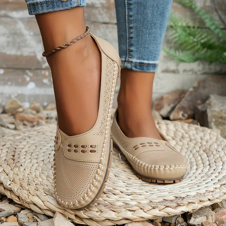 Trish | Mocassins orthopédiques confortables pour femmes - Soutien de la voûte plantaire, modèles à enfiler