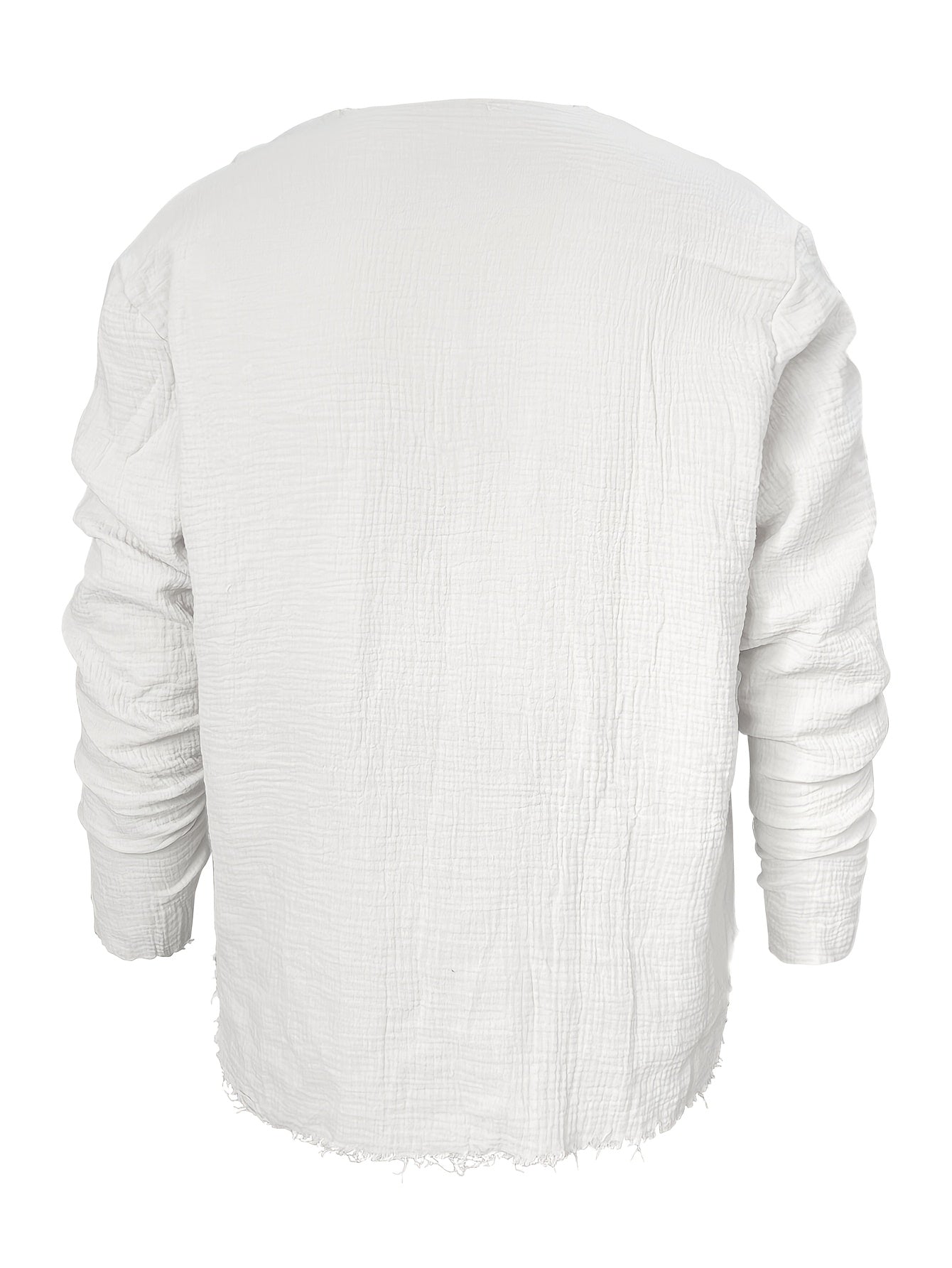 Ziveno | V-hals T-shirt met distressed-look voor heren – Casual zomershirt met halflange mouwen