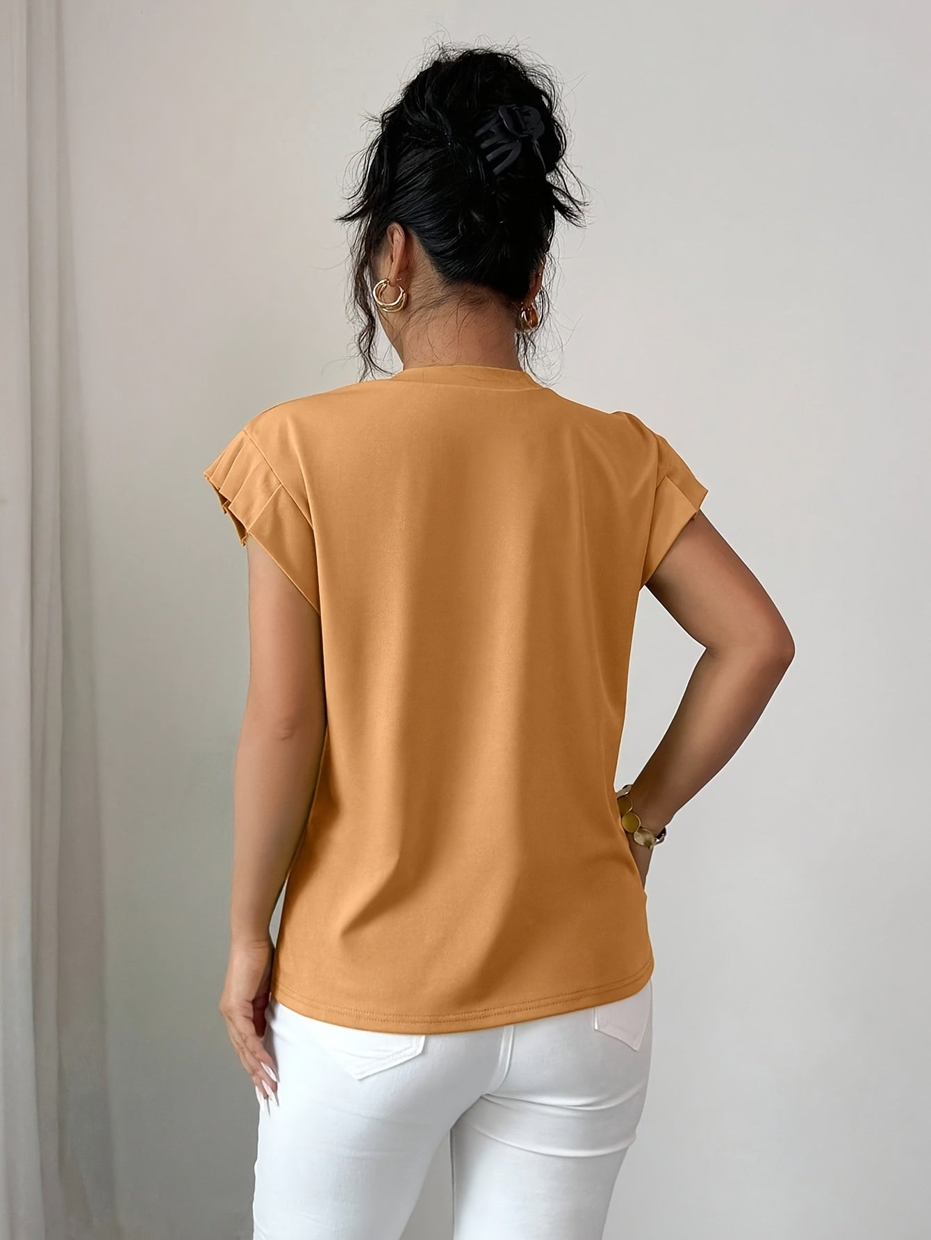 Cybelle | Mouwloze top met bloemenprint en contrasterende details voor dames - Casual, lichtgewicht zomert-shirt