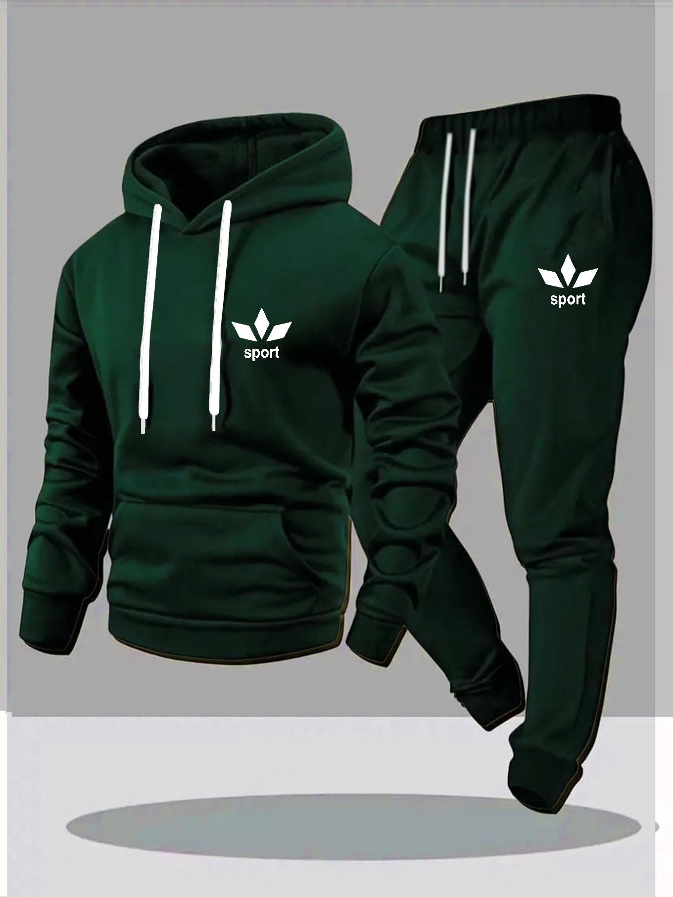 Bardon | Casual sport hoodie & joggingbroek set – Lichtgewicht joggingpak, comfortabele tweedelige outfit