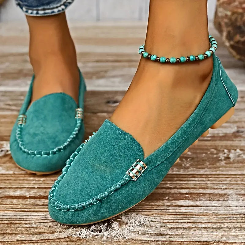 CloudLoaf | Casual Platte Loafers voor Dames – Comfortabele Instappers met Zachte Zool voor Wandelen
