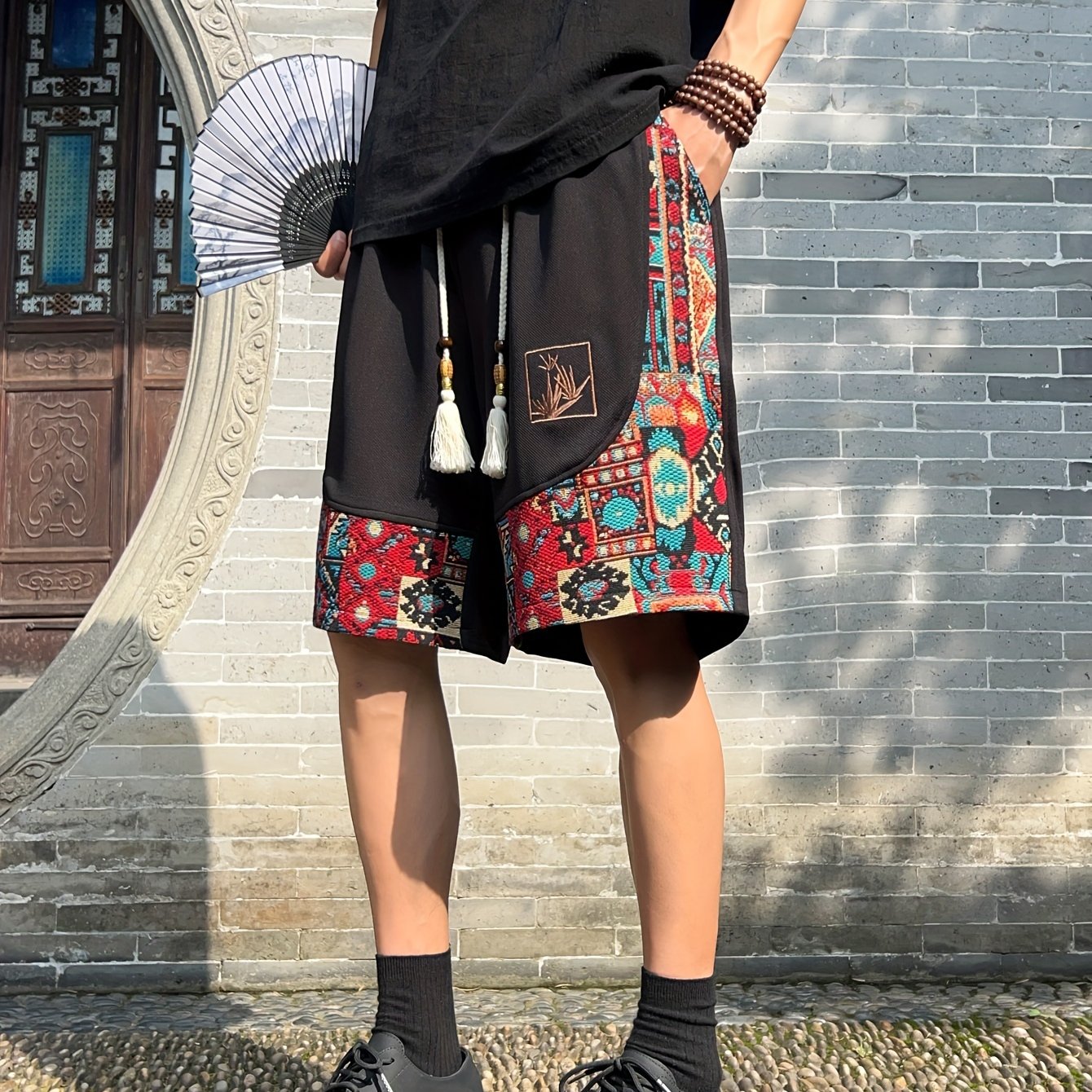 Kaelorn | Retro zomershort voor heren – casual streetwear trendy shorts, relaxed fit
