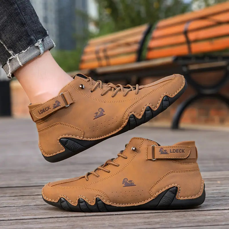 Bootrek | Bottines en daim pour homme – Bottines décontractées et élégantes avec une semelle résistante et antidérapante