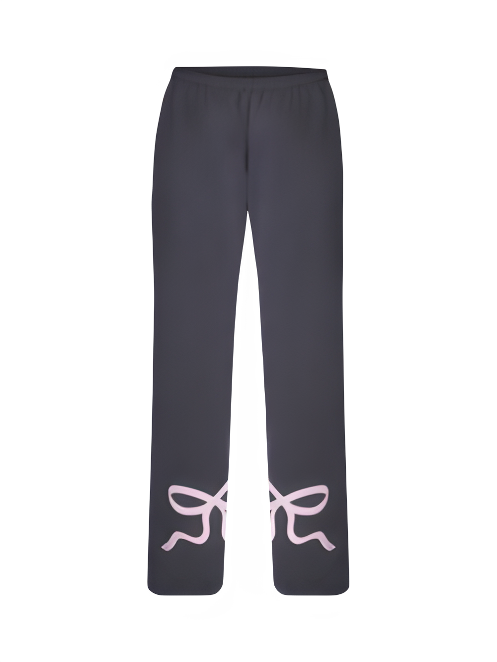 Deyora | Dames trainingspak – Hoodie & broek, minimalistische roze strik, casual lounge- en sportoutfit