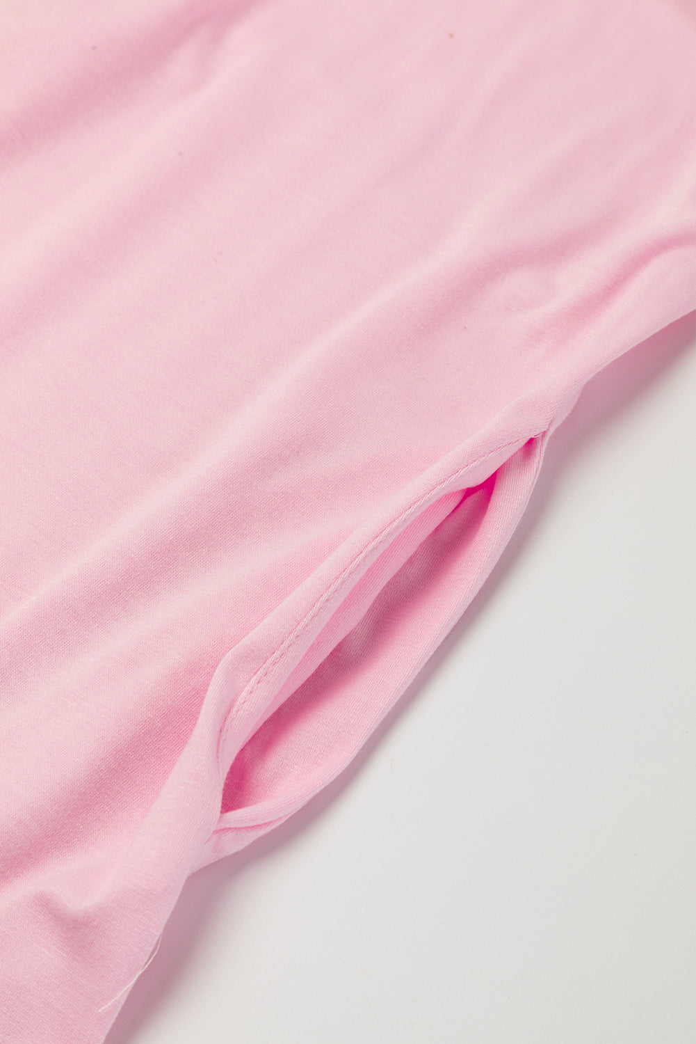 Ithara |  Maxi-T-shirtjurk met V-hals voor dames – Losvallende, lange T-shirtjurk