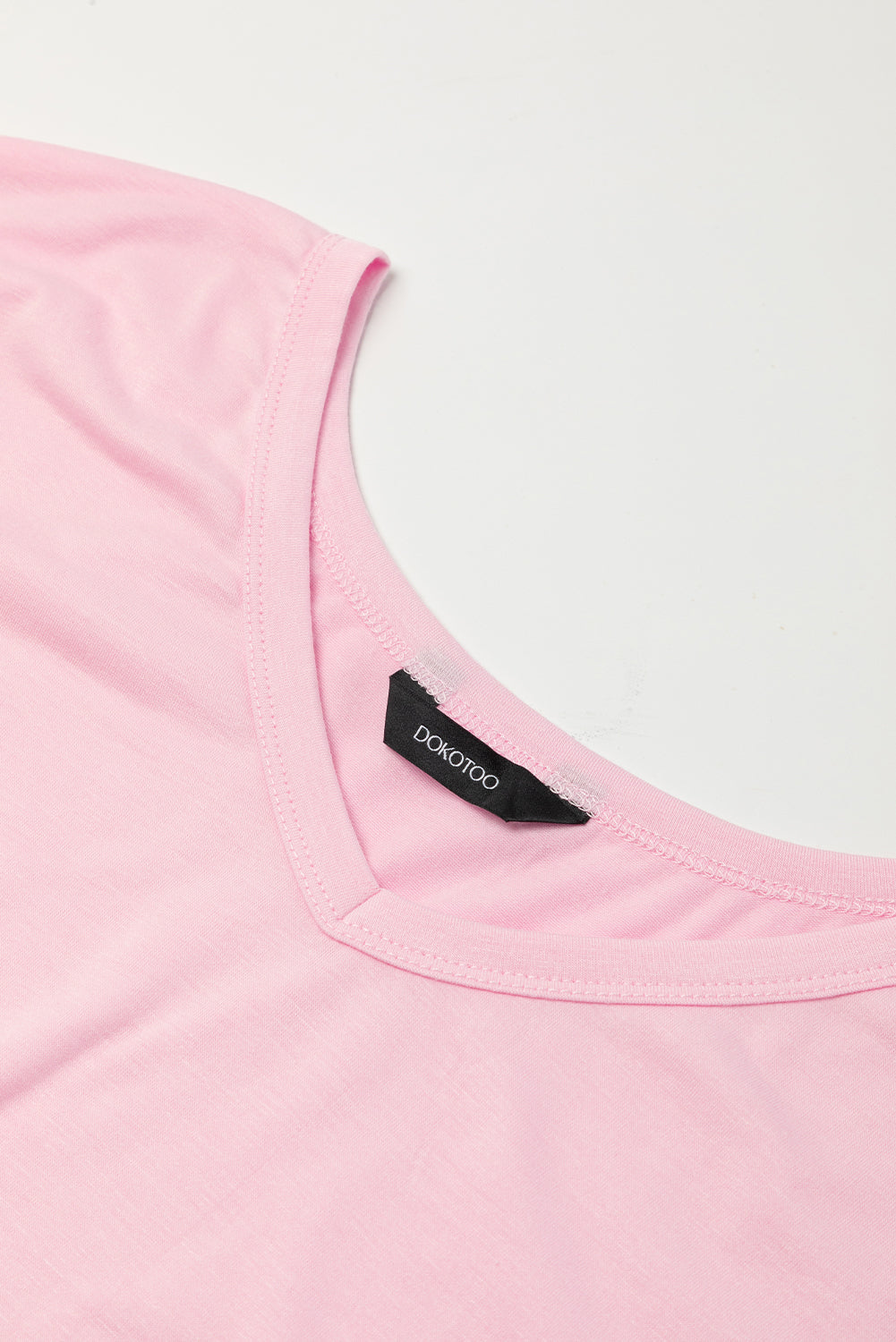 Ithara |  Maxi-T-shirtjurk met V-hals voor dames – Losvallende, lange T-shirtjurk