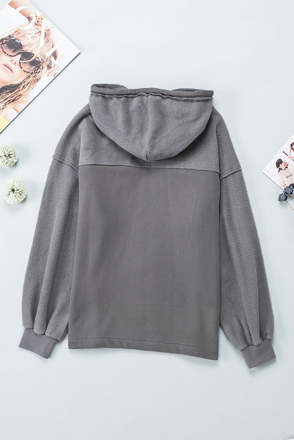 Ulirra | Damen-Jacke mit Kordelzug und übergroßem Reißverschluss – Lässige Streetwear-Jacke