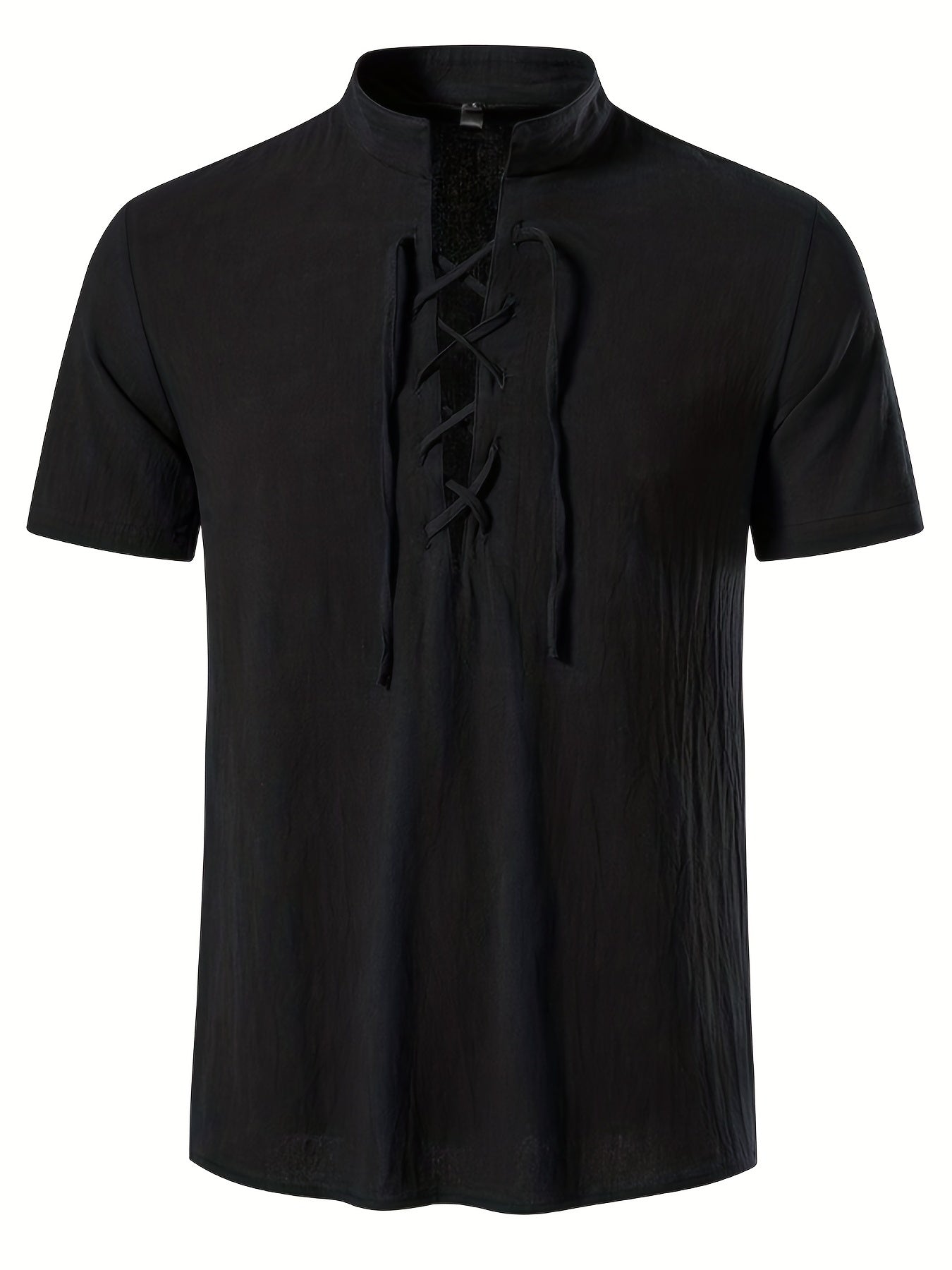 Varekion | Heren Casual Shirt met Korte Mouwen – Lichtgewicht Zomer Strandshirt