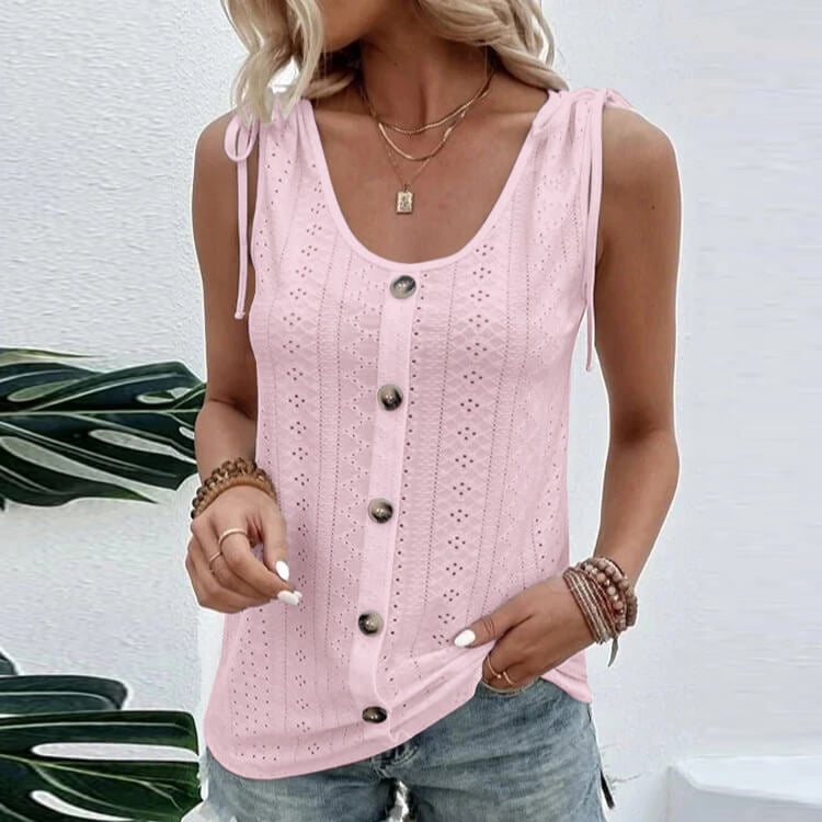 Lusa | Relaxed T-shirt met ronde hals voor dames – Zacht, casual T-shirt voor dagelijks gebruik
