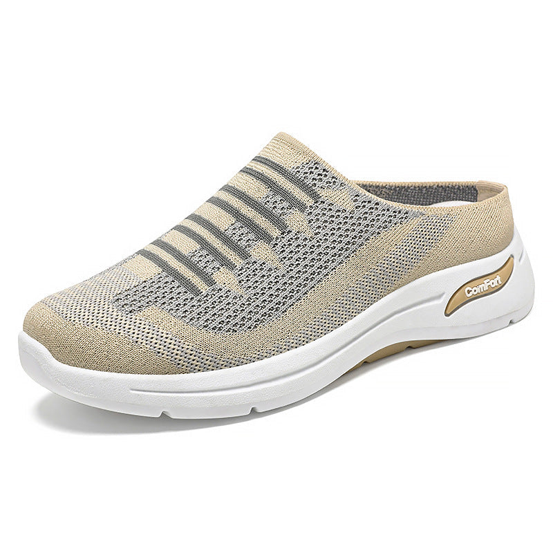 Nyraeth | Slip-on sneakers voor dames – Lichtgewicht, ademende schoenen van mesh, casual wandelsneakers