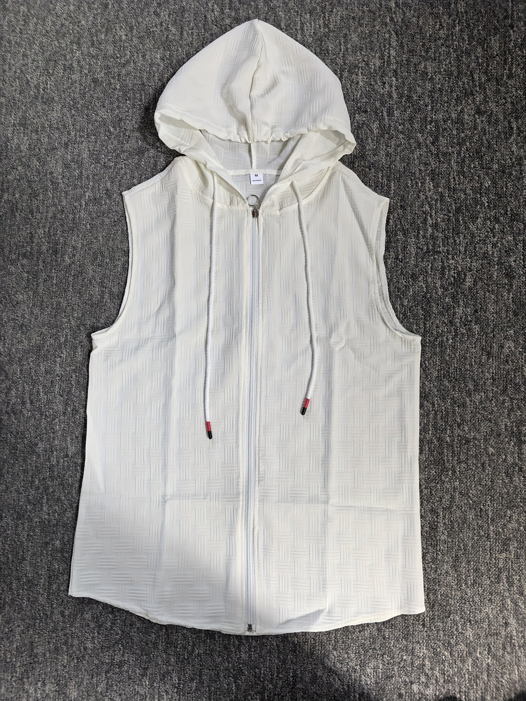 Aldric | Heren mouwloze tanktop met capuchon, zomerse casual pasvorm
