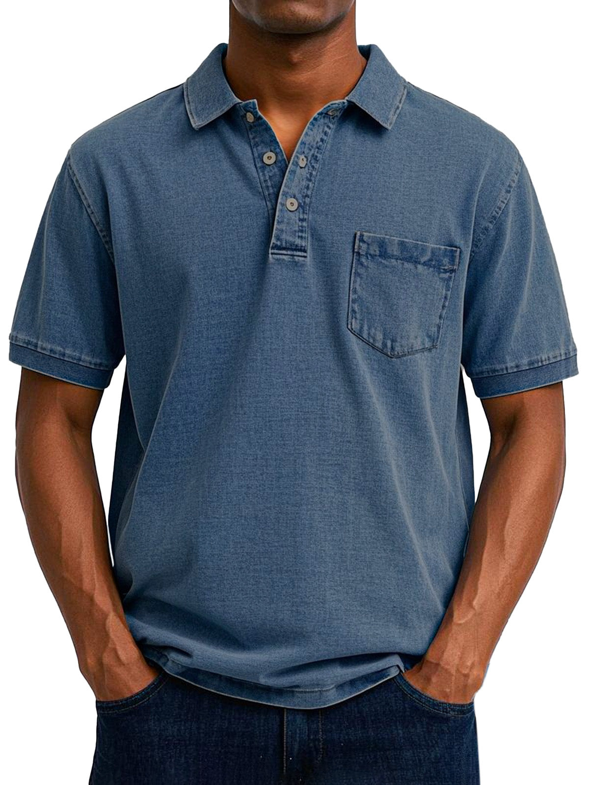 Veikko | Vintage-Freizeit-Poloshirt für Herren – Klassische Passform, weiche Baumwollmischung