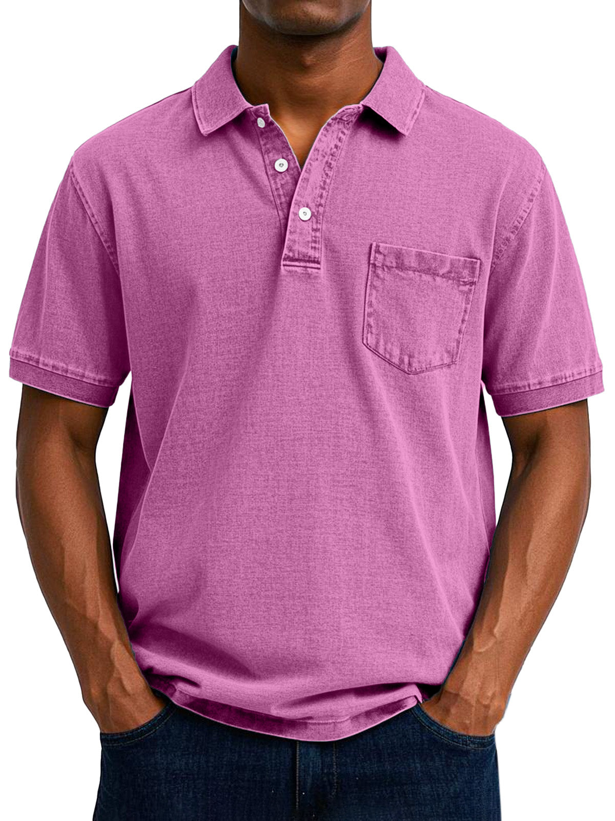 Veikko | Vintage-Freizeit-Poloshirt für Herren – Klassische Passform, weiche Baumwollmischung