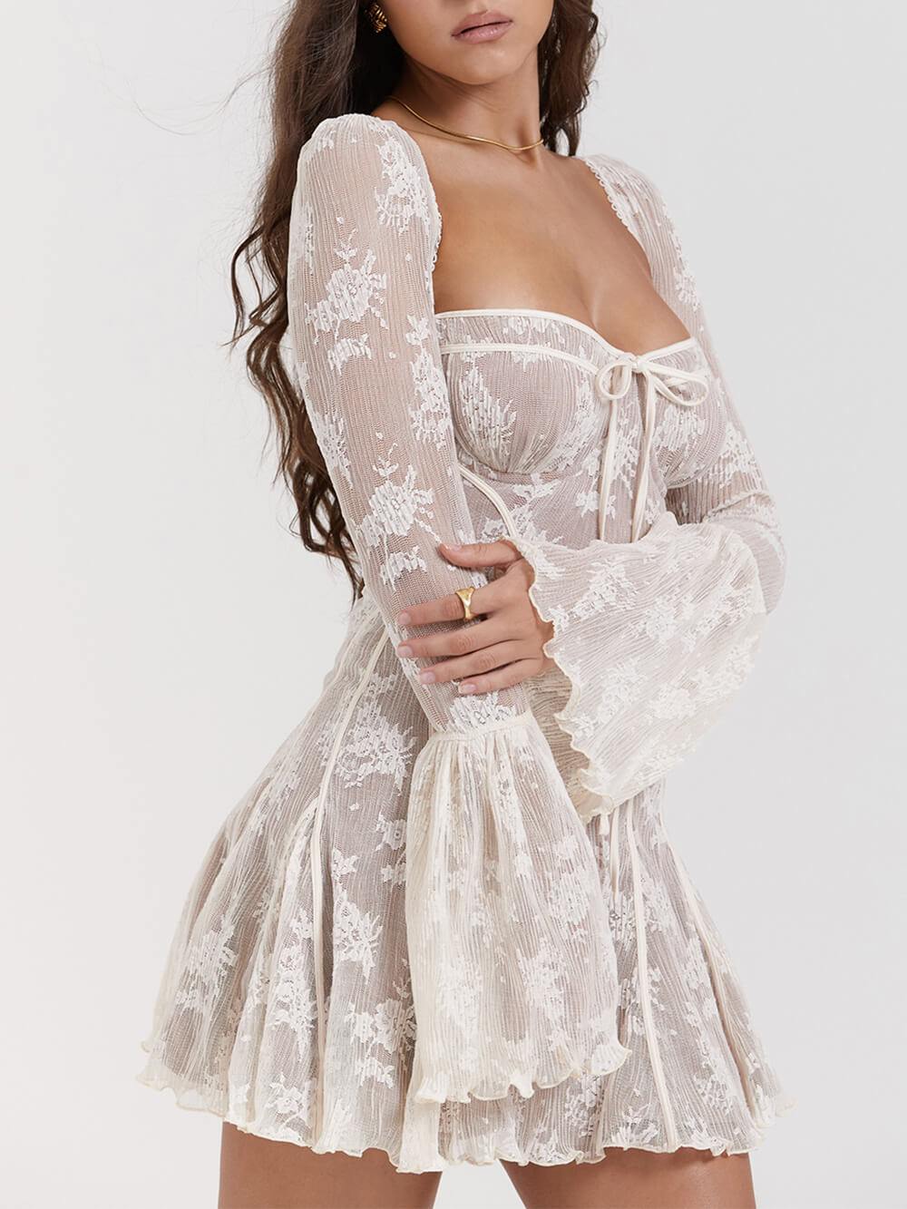 Fierael | Elegante luxe maxi-jurk voor dames – Formele avondjurk