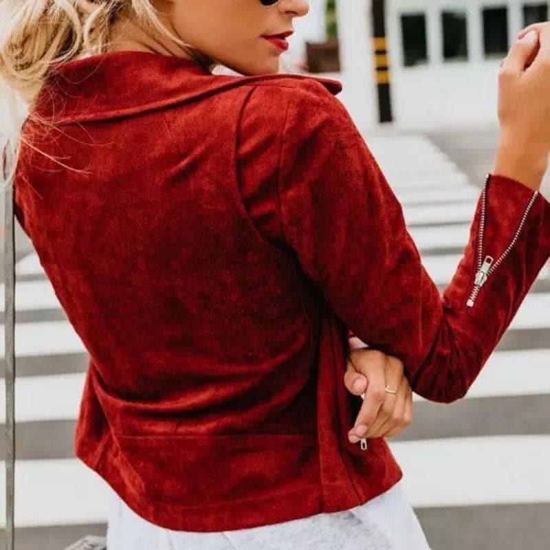 Maartje | Damen-Motorradjacke, stilvoll und elegant, mit Reißverschluss, warm und bequem, lässig oder schick