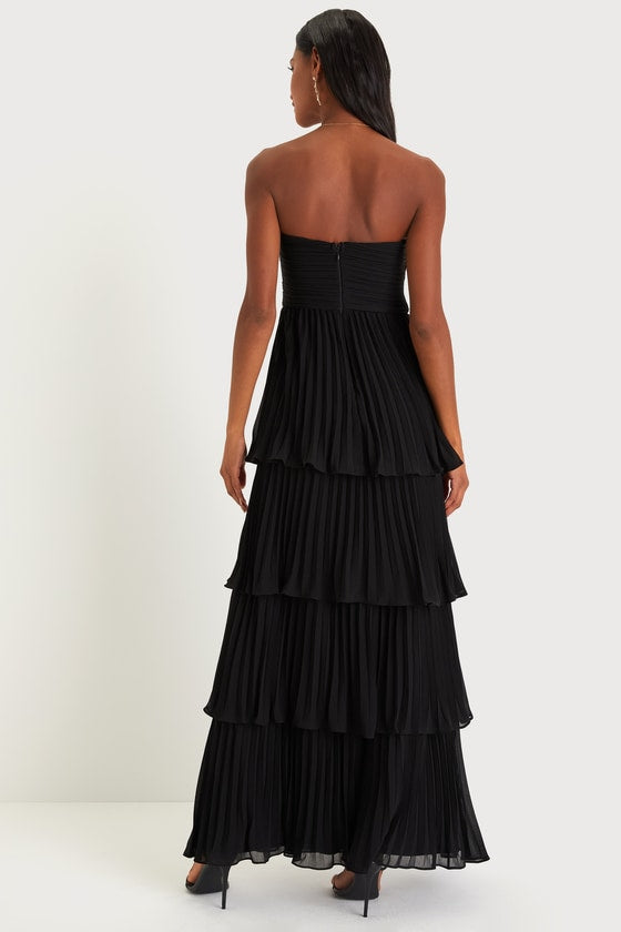 Belae | Elegante dames strapless maxi jurk – Formele avondjurk