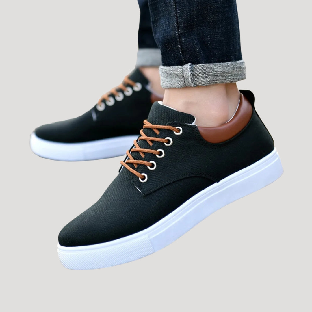 Tyvriconel | Canvas veterschoenen voor heren – nette, casual en lichtgewicht schoenen
