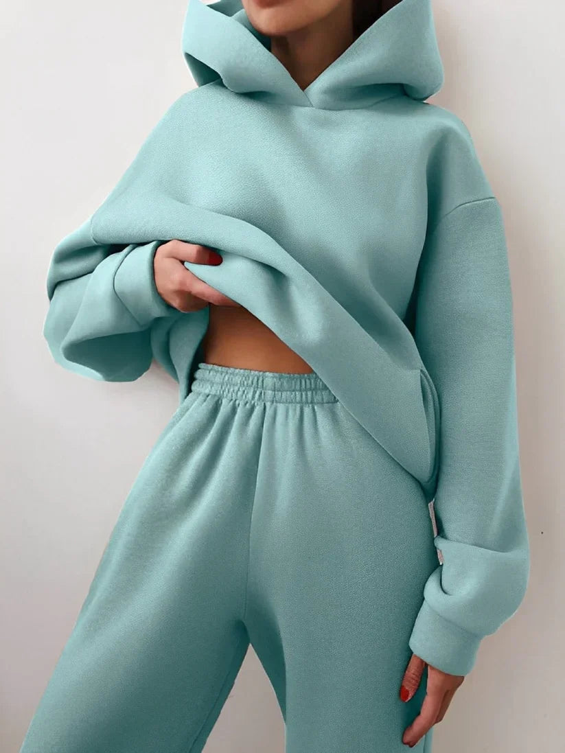 Varelle | Joggingpak met capuchon voor dames – Relaxed fit hoodie & joggingbroek Athleisure-kleding