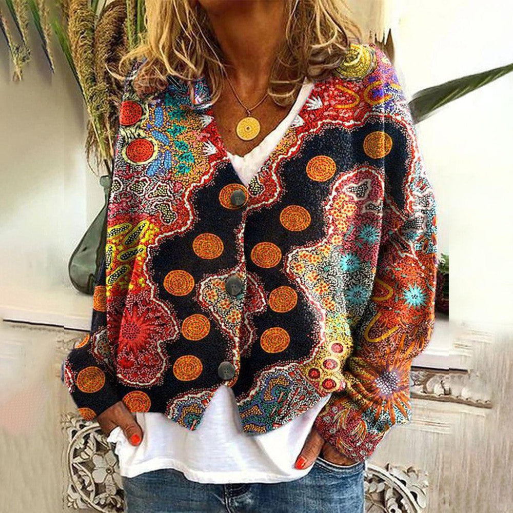 Olvena | Gilet cardigan coloré en maille – avec boutons, vêtement doux, confortable, décontracté et polyvalent