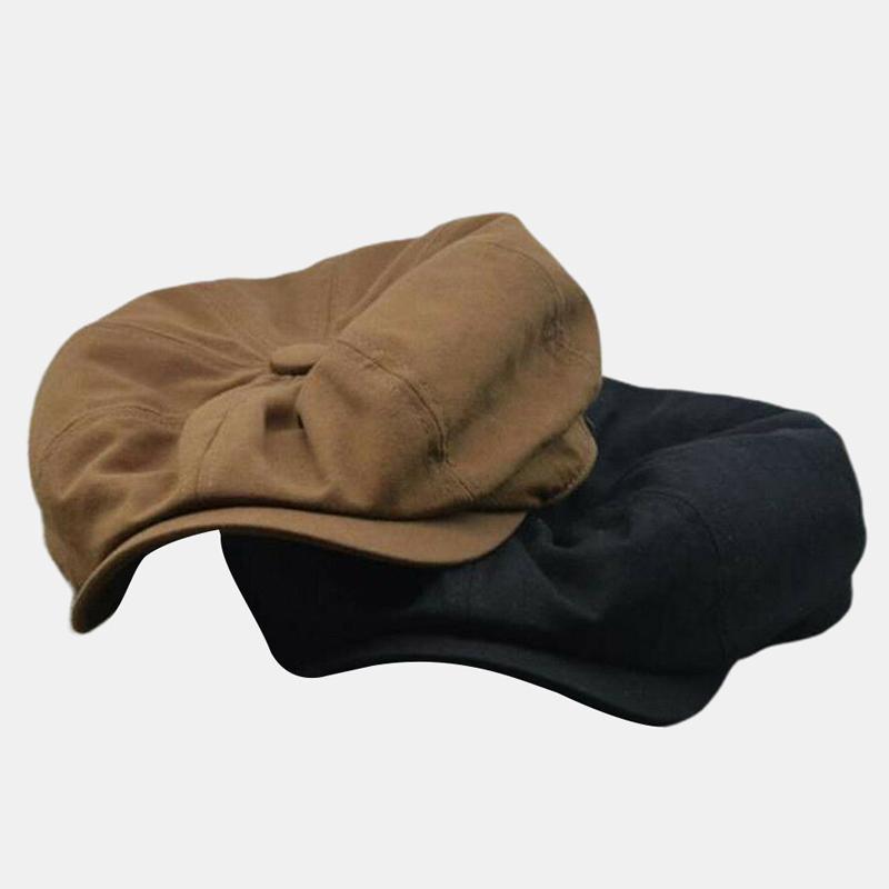 Veloro | Vintage retro newsboy-pet voor heren – klassieke baret, katoenmix, stijlvol en casual