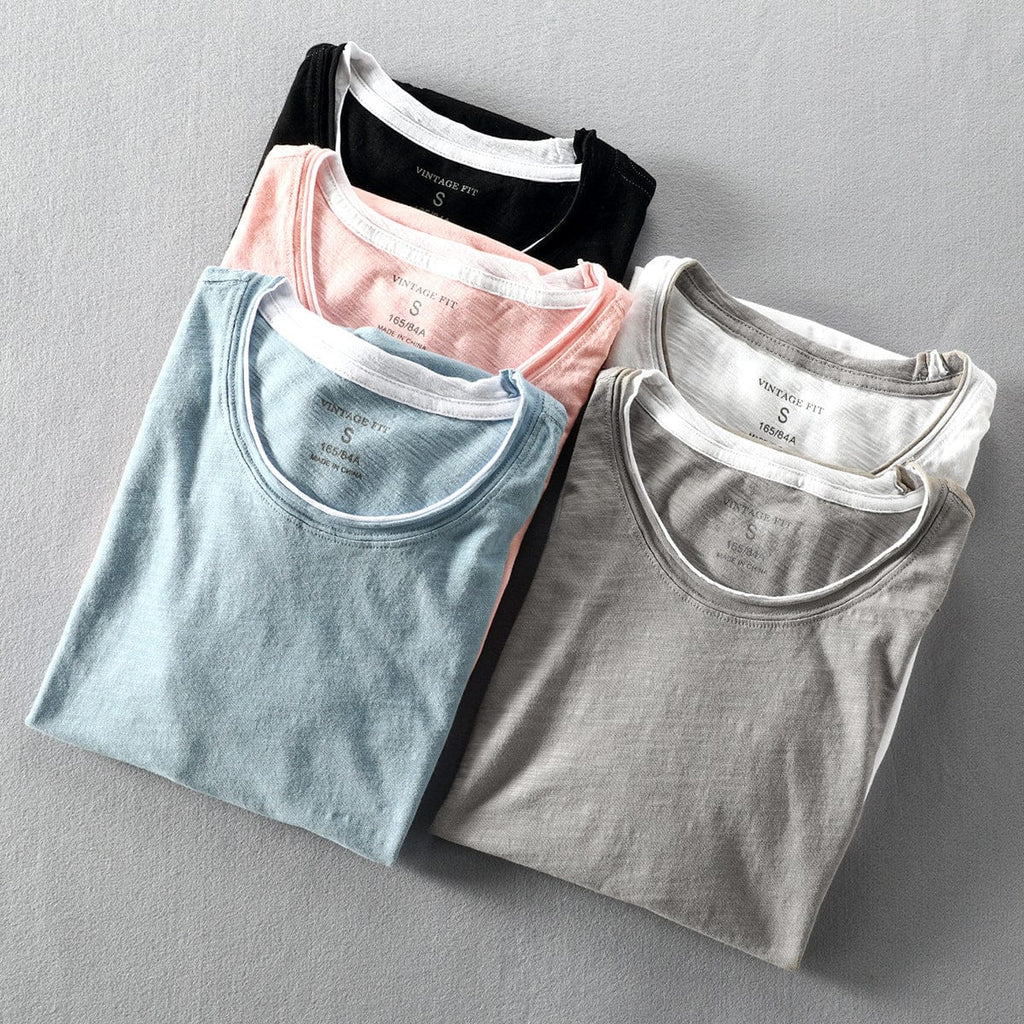 Jino | T-shirt classique pour homme - Coton doux, respirant, style décontracté