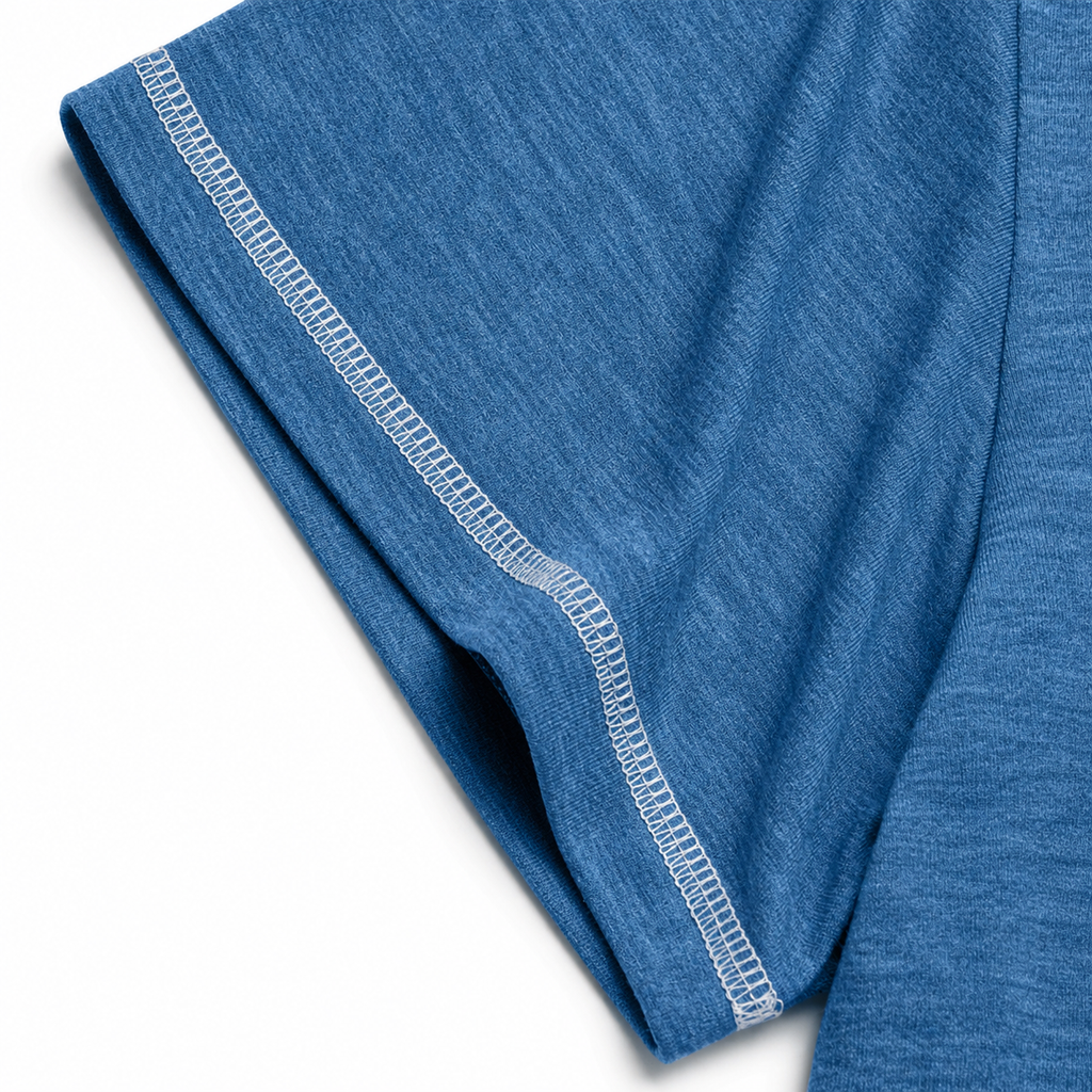 Tyvren | Heren Henley T-shirt – Korte Mouwen, Ademend Casual Zomer T-shirt met Knoopsluiting bij de Hals