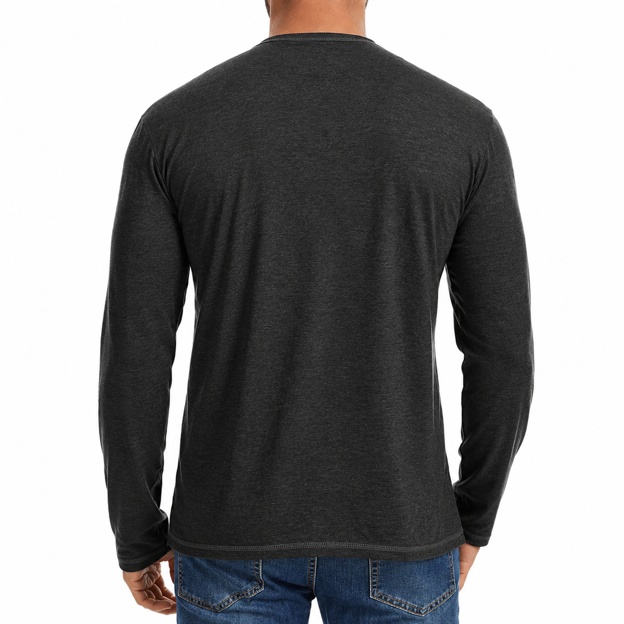 Azren | Herenoverhemd met lange mouwen en knopen, casual slim fit