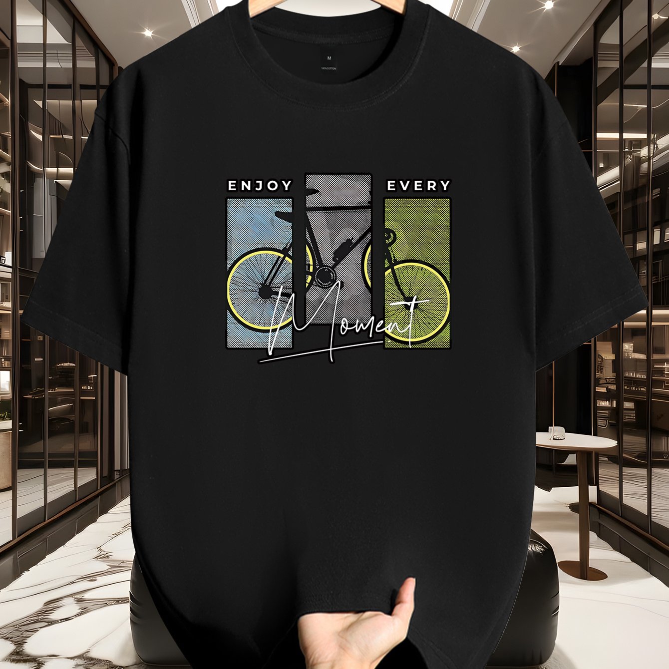 Teyron | Heren Zwaar Katoenen T-shirt 200g – Korte Mouwen, Ronde Hals, Regular Fit