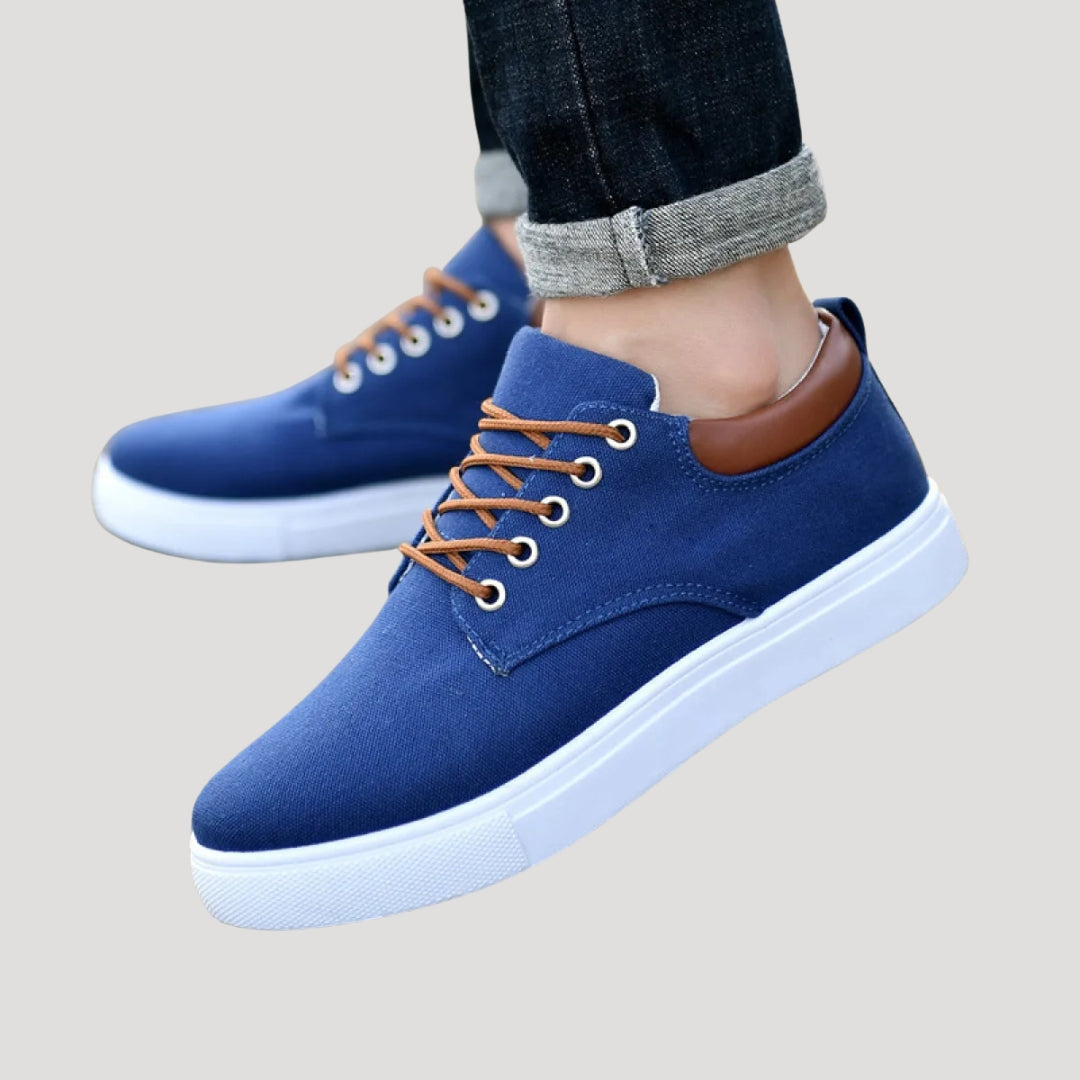 Tyvriconel | Canvas veterschoenen voor heren – nette, casual en lichtgewicht schoenen