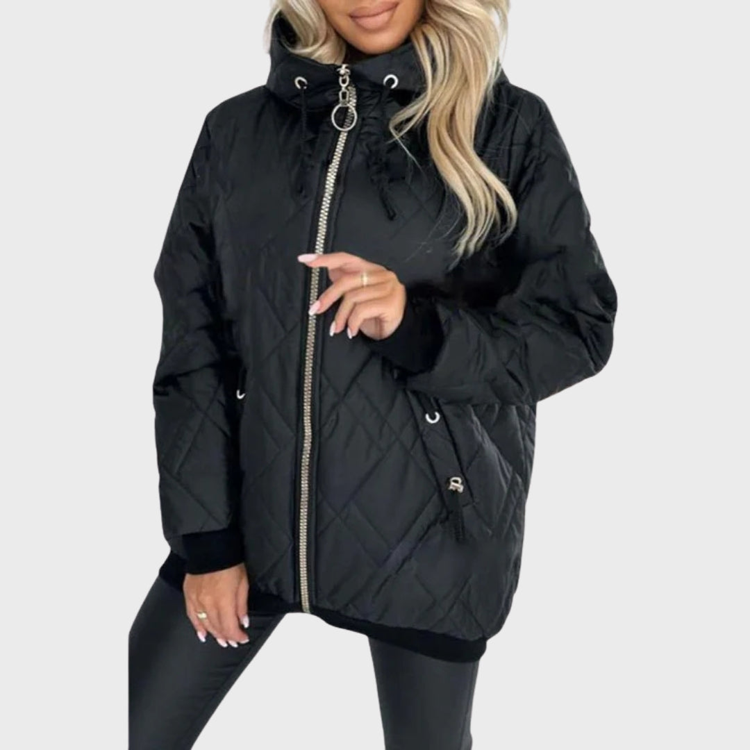 Glyra | Parka chaude pour femme – Veste d'hiver à capuche, isolée et confortable