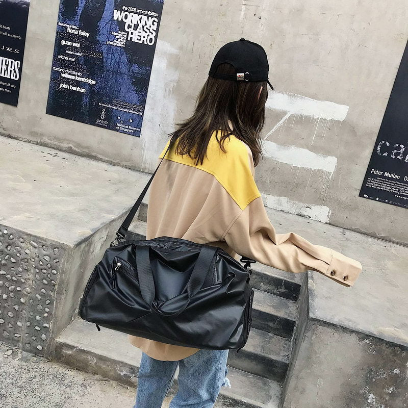 EnduroBag | Sporttrainingstas - Gymtas met grote capaciteit en schoenenvak, waterbestendig, duurzame trainingstas