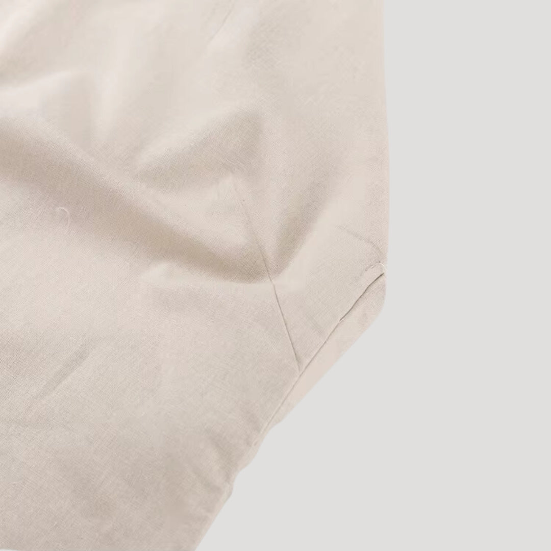 Helina | Mini-jurk met halternek voor dames – Mouwloze, zomerse, casual outfit van linnen